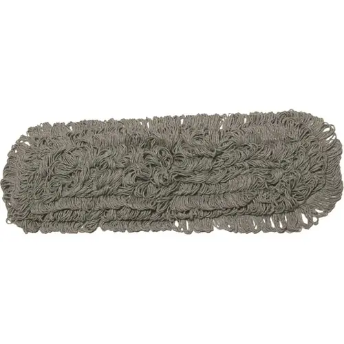 ALPHAPOINTE 7920-01-511-8762 Skilcrafta Inhibitor Dust Mop Head, Looped-End 5"x24", Green - pack of 12