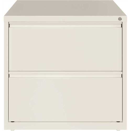 Hirsh Industries 23696 HL10000 White 30 in. Wide 2-Drawer Lateral File Cabinet