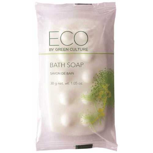 1 oz. ECO by Green Culture Bath Soap Bar (300-Bars per Case)