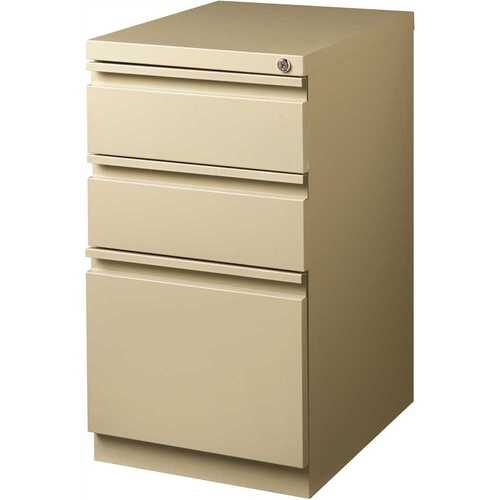 Hirsh Industries 18574 Standard 20 in. Deep Mobile Pedestal Putty Box/Box/File File Cabinet with Full Width Pull