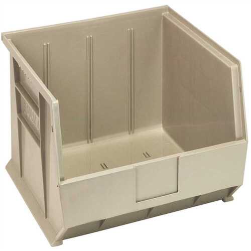 QUANTUM STORAGE SYSTEMS QUS250SN Ultra-Series 7.5 Gal. Hang Storage Tote and Stack in Stone