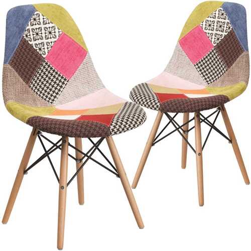 Milan Patchwork Fabric Party Chair