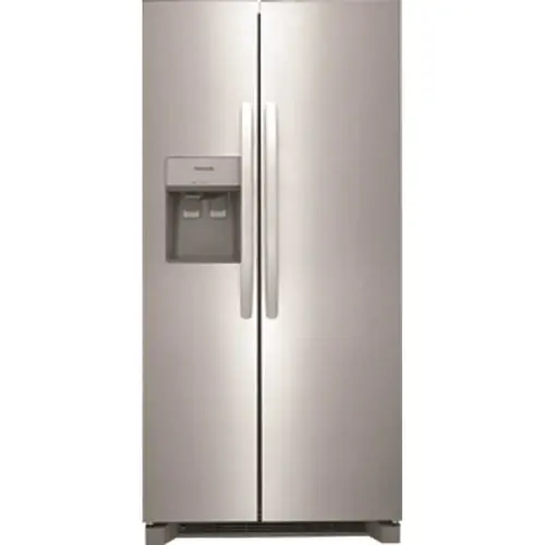 33 in. 22.3 cu. ft. Side by Side Refrigerator in Stainless Steel, Standard Depth