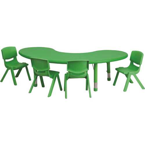 Green Table and Chair Set