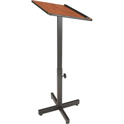 ADJ HGT SPKER STAND CHERRY