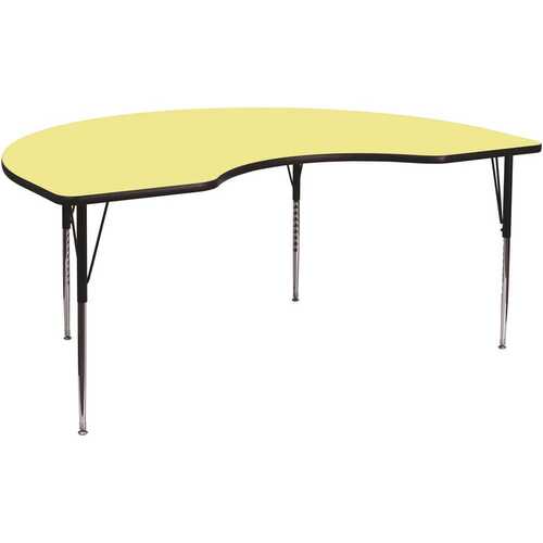 Flash Furniture CGA-XU-5750-YE-HD Yellow Kids Table