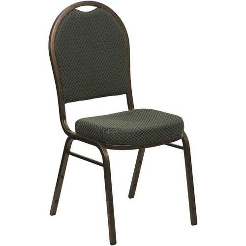 Carnegy Avenue CGA-FD-0296-GR-HD Fabric Stackable Chair in Green