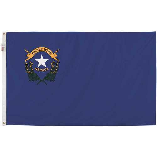 Valley Forge NV3 3 ft. x 5 ft. Nylon Nevada State Flag