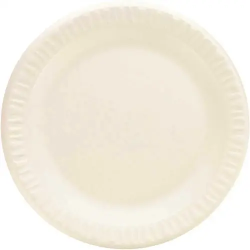 DART 9PWCR 9 in. Non-Laminated White Concorde Plate - pack of 500