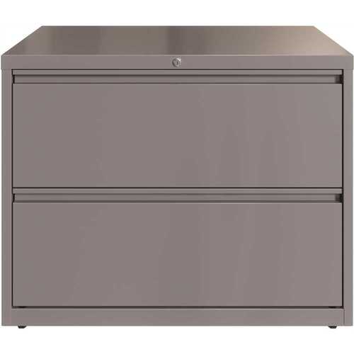 36 in. W Arctic Silver 2-Drawer Lateral File Cabinet