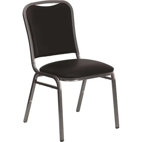 Black Vinyl Banquet Chair