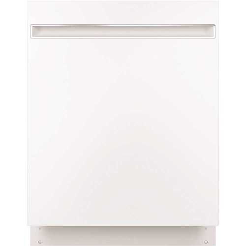 24 in. Built-In White Top Control ADA Dishwasher with Stainless Steel Tub and 51 dBA