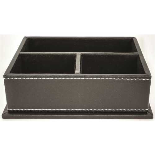 Amenity Services 3571614 CADDY LEATHERETTE BLK 30CS