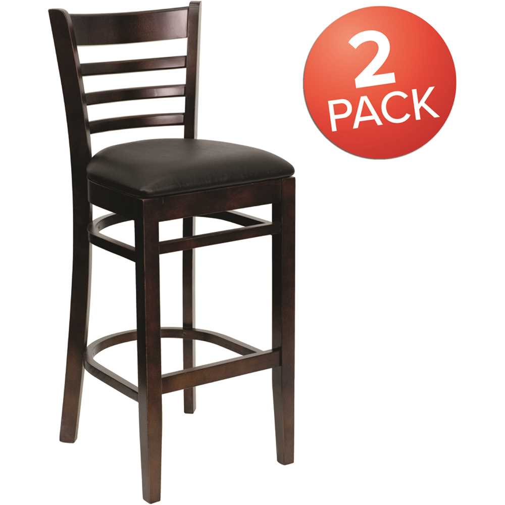 Carnegy Avenue CGA-XU-17669-BL-HD 31 in. Black Vinyl Seat