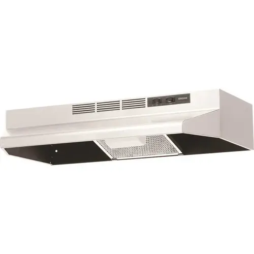 41000 Series 30 in. Ductless Under Cabinet Range Hood with Light in Stainless Steel