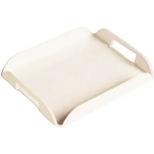 Lodging Star 91003 12-3/4 in. x 15-3/4 in. White Tray Deluxe