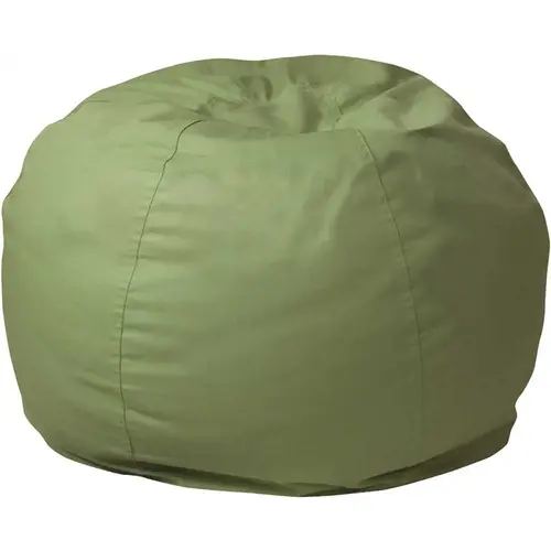 Small Solid Green Kids Bean Bag Chair