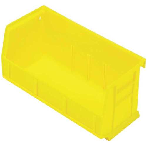 Ultra-Series 0.8 Gal. Stack and Hang Storage Tote in Yellow