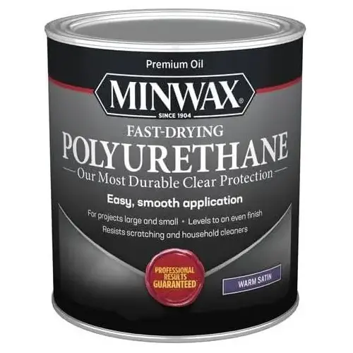 MINWAX COMPANY, THE 63010 Polyurethane Finish, Satin, 1-QT.