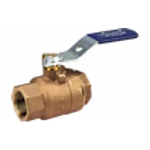 T58570 1-1/2" Threaded Ball Valve Full Port Bronze