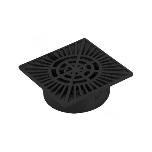 Nds 8" Square Grate Black