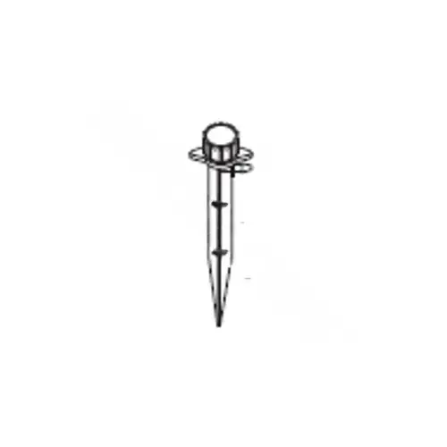 Black Dial-a-flo 360 degree Adjustable Emitter With 6" Stake 0-10 Gph