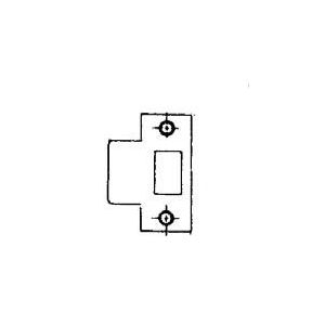 2-1/4" Extended T Strike Venetian Bronze Finish