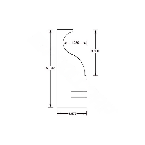 8' Intermediate W/ Tie Wire & Tan Tile Strip - pack of 14