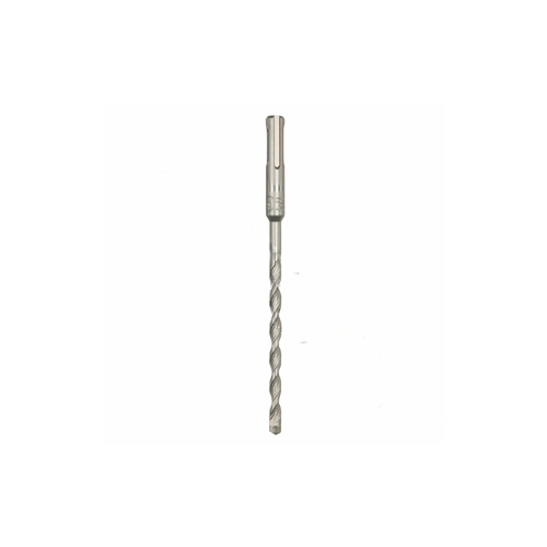 Bulldog Hammer Drill Bit, 1/4 in Dia, 6-1/2 in OAL, Variable Flute, 2-Flute, 25/64 in Dia Shank Gray