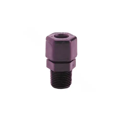 Parker Hannifin P4MC4 1/4" Black Polypropylene Connector Tube X Male Npt