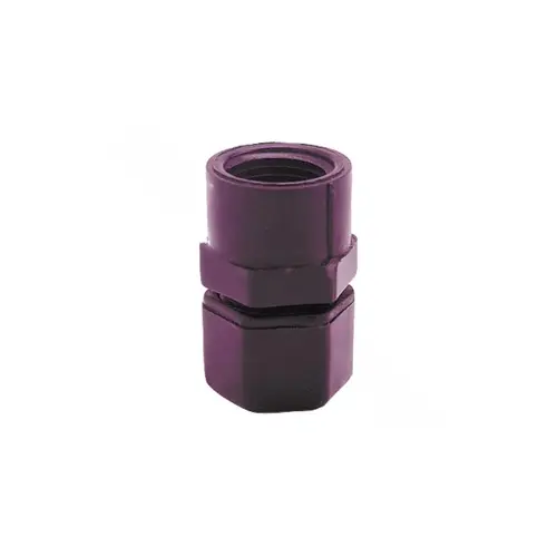 Parker Hannifin P8FC6 1/2" X 3/8" Black Polypropylene Connector - Tube To Female Npt