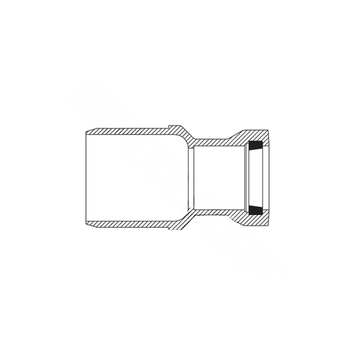 3" X 2" Pvc Reducer S.e.b. For Ips Pressure Pipe