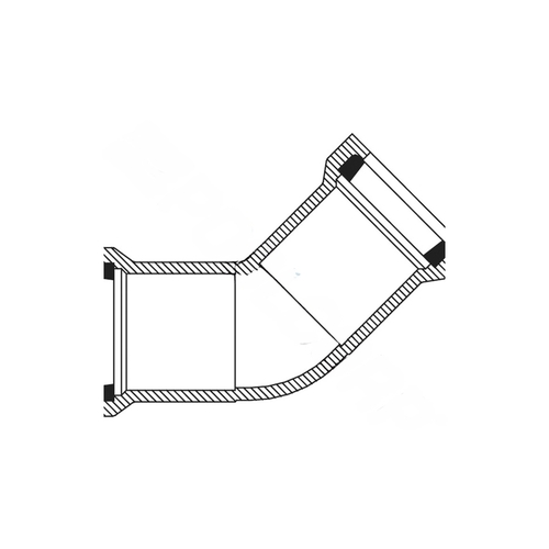 8" Pvc 45 degree Elbow For Ips Pressure Pipe