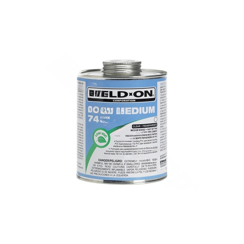 Weld-On 13653 Weld-on 744 Pool Medium Clear