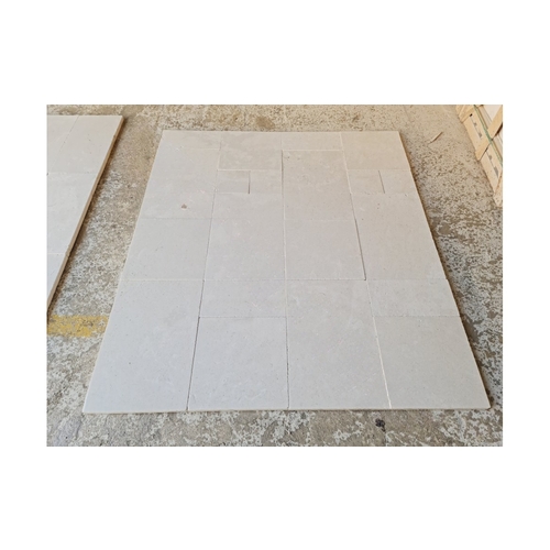 1.2cm X French Pattern Limestone Southern White