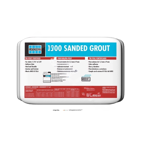 25# Bright White 1500 Series Sanded Grout