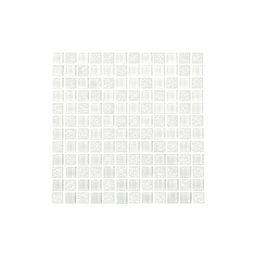 1" X 1" Splendor White Tile