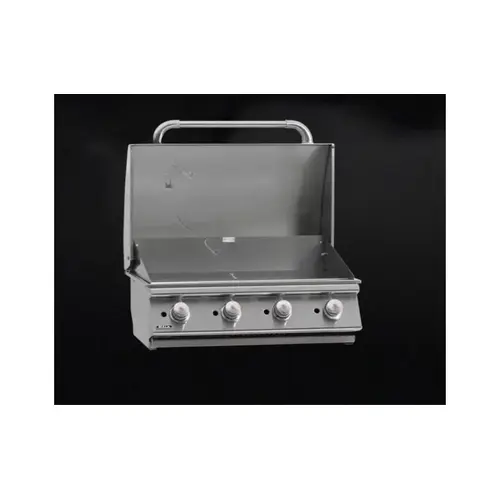 30" Natural Gas 4 Burner Professional Drop In Griddle 60k Btu