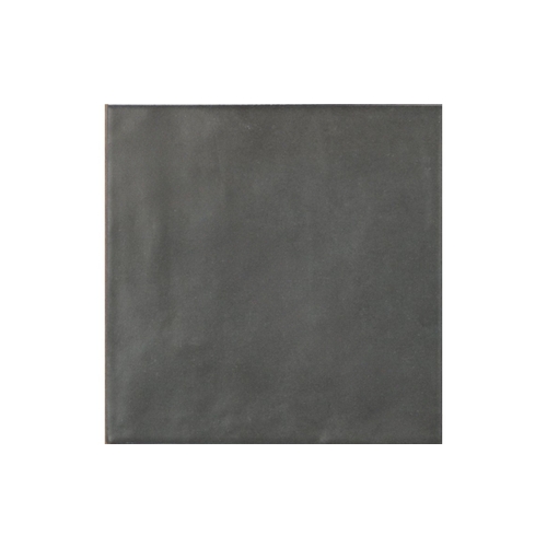 Pera Tile CON-OBSIDIAN PLAIN MATTE 6? X 6? Contemporary Porcelain Tile Obsidian Matte Black