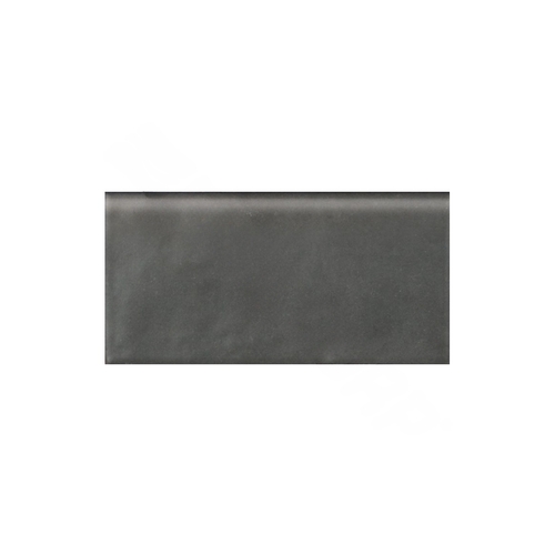 Pera Tile CON-OBSIDIAN SBN MATTE 3" X 3" Contemporary Surface Bullnose Obsidian