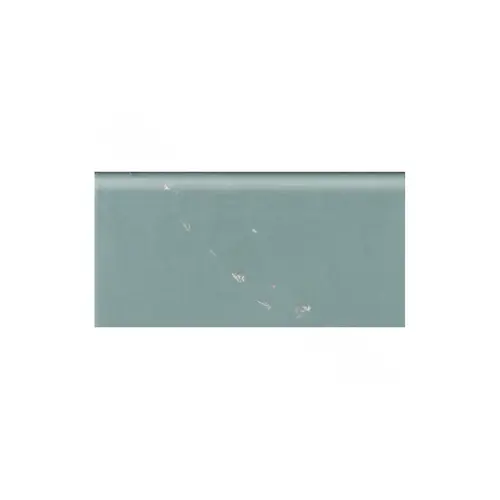 Pera Tile CON-AQUA SEA SBN MATTE 3" X 6" Contemporary Surface Bullnose Aqua Sea Blue