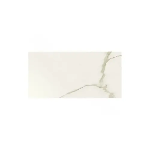 Pera Tile ELI-CALACATTA GLOSSY 12" X 24" Elite Calacatta White