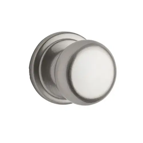 Hancock Knob Interior Dummy Handleset Trim, Satin Nickel