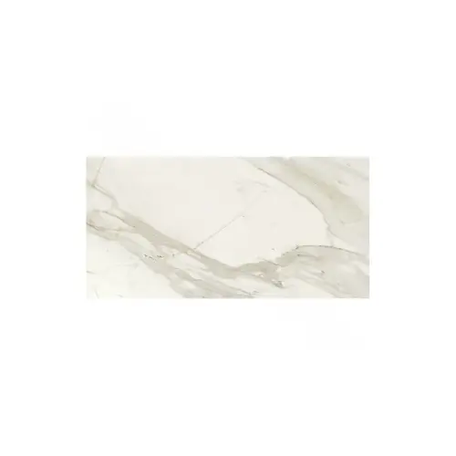 Pera Tile ELI-CALACATTA GLOSSY 24" X 48" Elite Calacatta White