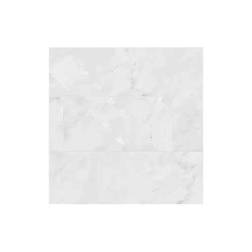 3" X 24" Classica Large Format Surface Bullnose Porcelain Tile Alaska Glacier