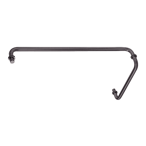 CRL SDP12TB240RB Oil Rubbed Bronze 24" Towel Bar with 12" Pull Handle Combination Set