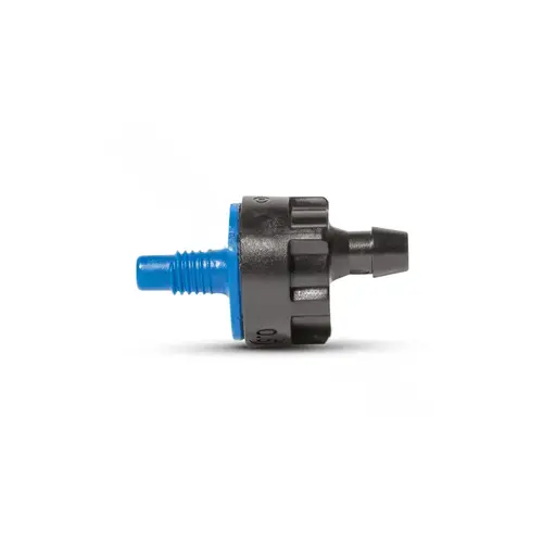 Blue Xeri-bug Drip Emitter With Check Valve 10-32 Threaded 0.5 Gph 25 Per Bag