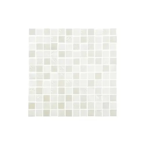 1" X 1" Modern White Tile