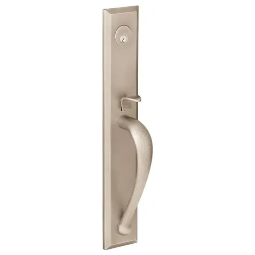 Left Hand Lever Full Dummy Cody Full Escutcheon Handleset Lifetime Satin Nickel Finish