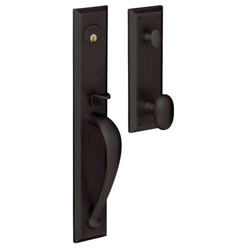 Knob Full Dummy Cody Full Escutcheon Handleset Oil Rubbed Bronze Finish